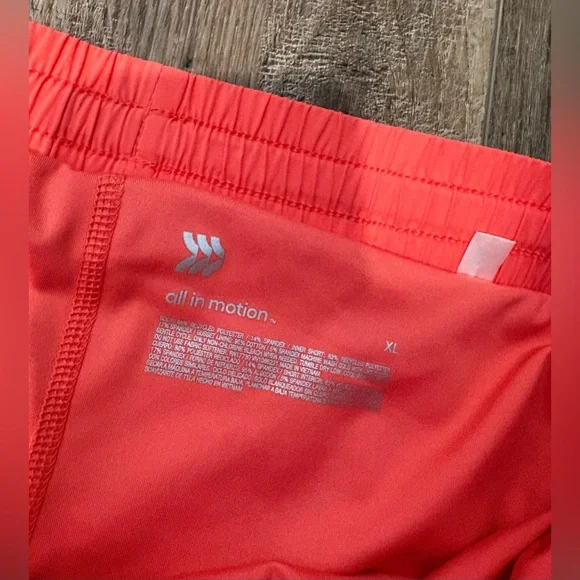 All in Motion Coral Athletic Shorts - Picture 2 of 3